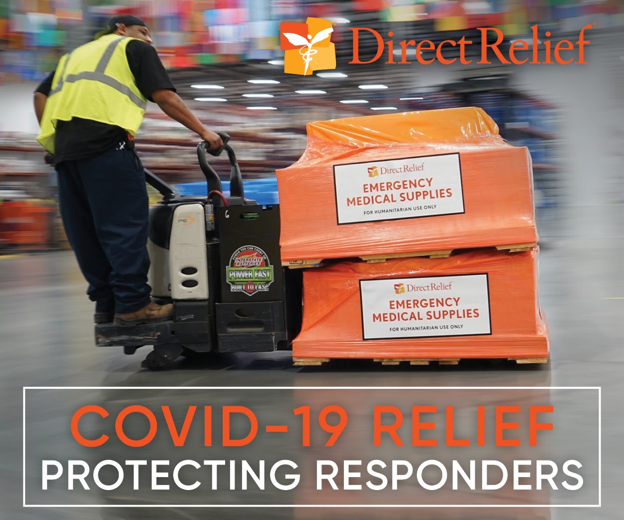 Direct Relief. Covid-19 relief. Protecting responders.
